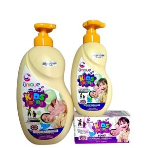 3 In 1 Unique Kids & Teens Vitamin C body Shower Gel. Skin Brightening